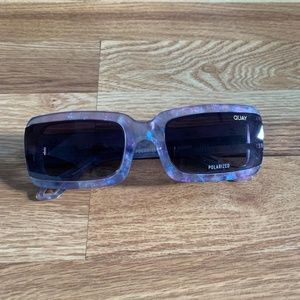 Quay Australia New Money Sunglasses in Purple Tortoise